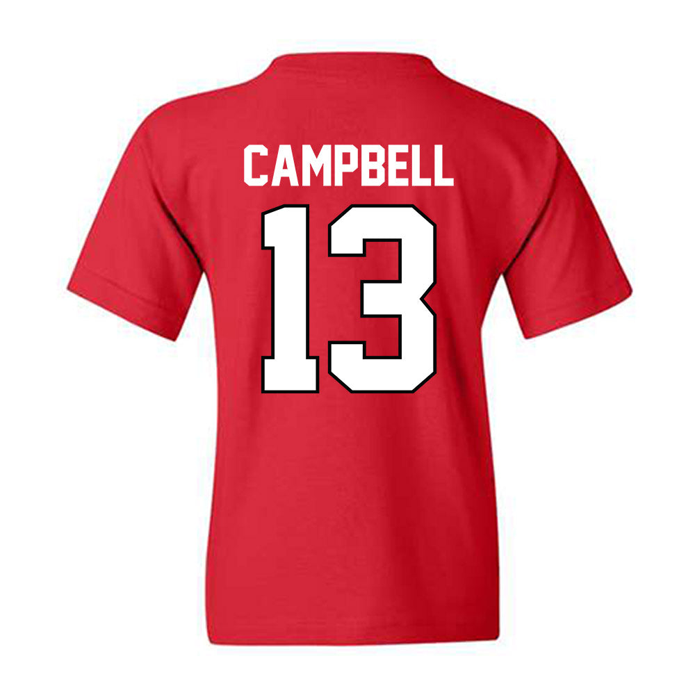 Texas Tech - NCAA Football : Chase Campbell - Classic Shersey Youth T-Shirt-1