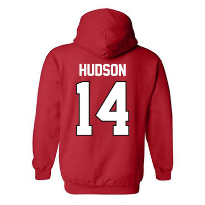 Texas Tech - NCAA Football : Micah Hudson - Classic Shersey Hooded Sweatshirt-1