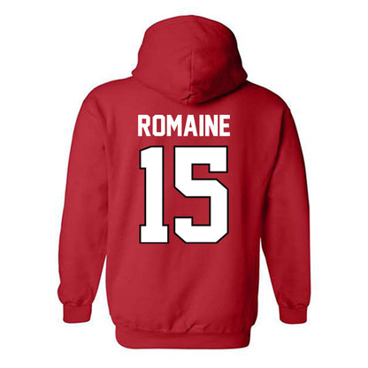 Texas Tech - NCAA Football : Austin Romaine - Classic Shersey Hooded Sweatshirt-1