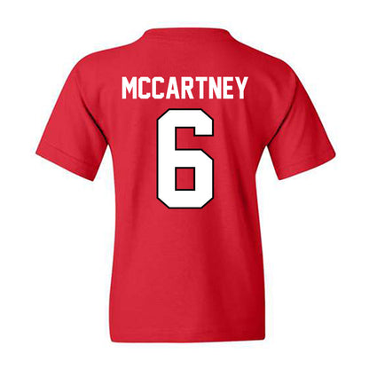Texas Tech - NCAA Women's Soccer : Emilie McCartney - Classic Shersey Youth T-Shirt-1