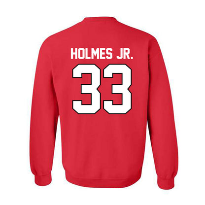 Texas Tech - NCAA Football : A.J. Holmes Jr. - Classic Shersey Crewneck Sweatshirt-1