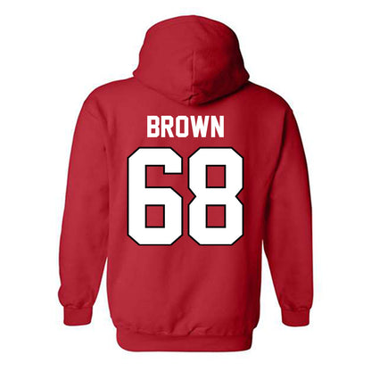 Texas Tech - NCAA Football : Ren Brown - Classic Shersey Hooded Sweatshirt-1