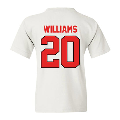 Texas Tech - NCAA Football : Jkoby Williams - Classic Shersey Youth T-Shirt-1