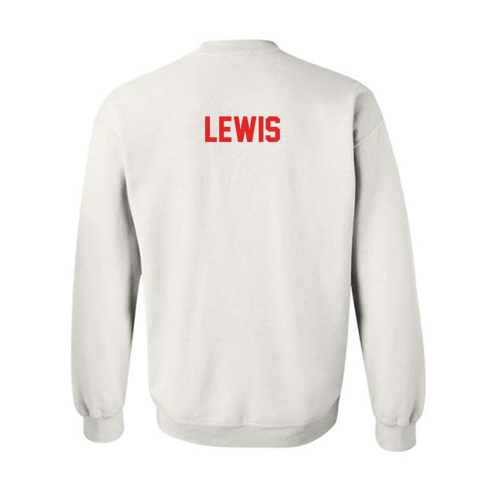 Texas Tech - NCAA Football : Noah Lewis - Classic Shersey Crewneck Sweatshirt-1