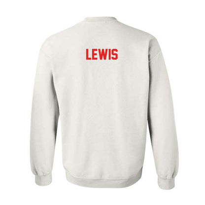 Texas Tech - NCAA Football : Noah Lewis - Classic Shersey Crewneck Sweatshirt-1