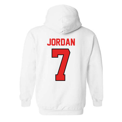 Texas Tech - NCAA Football : Brenden Jordan - Classic Shersey Hooded Sweatshirt
