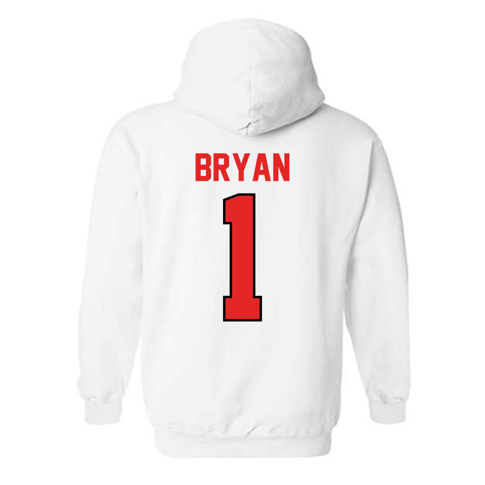 Texas Tech - NCAA Men's Basketball : Tyeree Bryan - Classic Shersey Hooded Sweatshirt-1