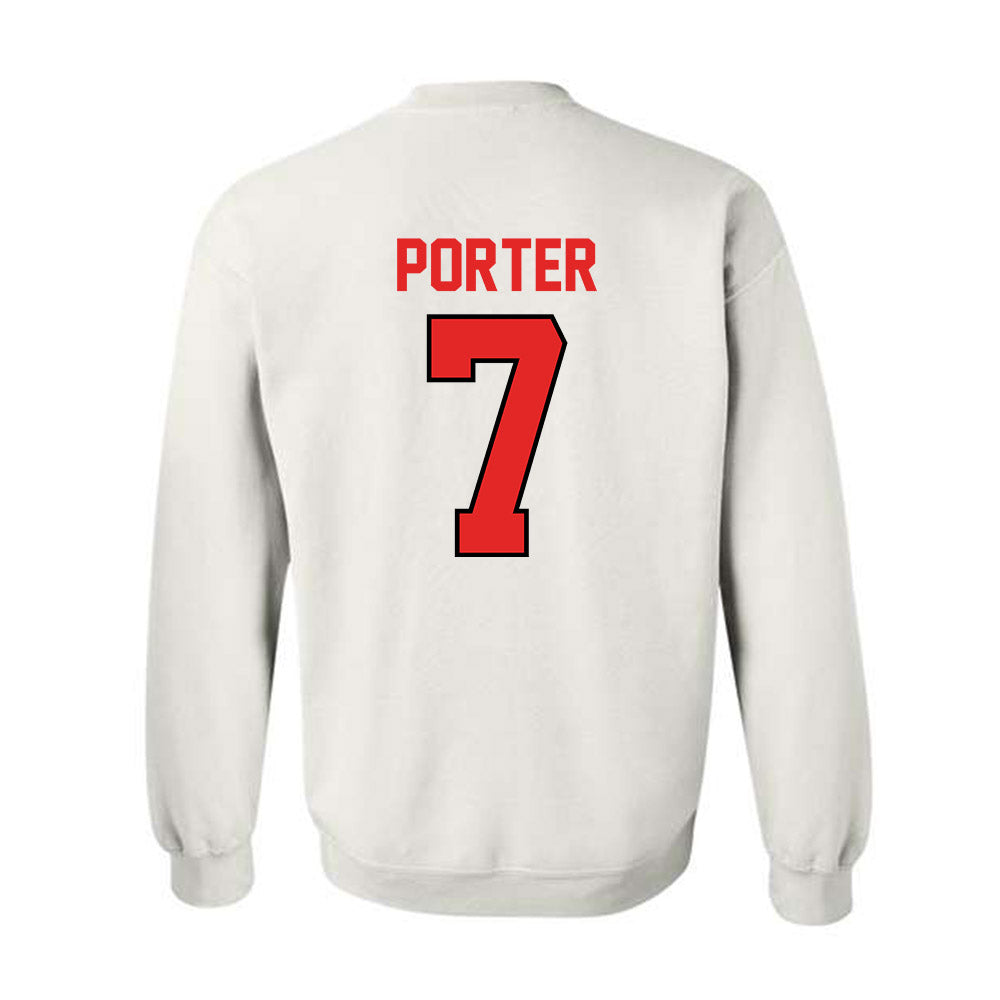 Texas Tech - NCAA Baseball : Hollis Porter - Classic Shersey Crewneck Sweatshirt-1