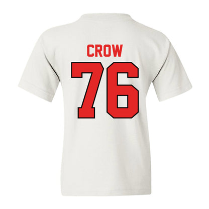 Texas Tech - NCAA Football : Jacob Crow - Classic Shersey Youth T-Shirt-1