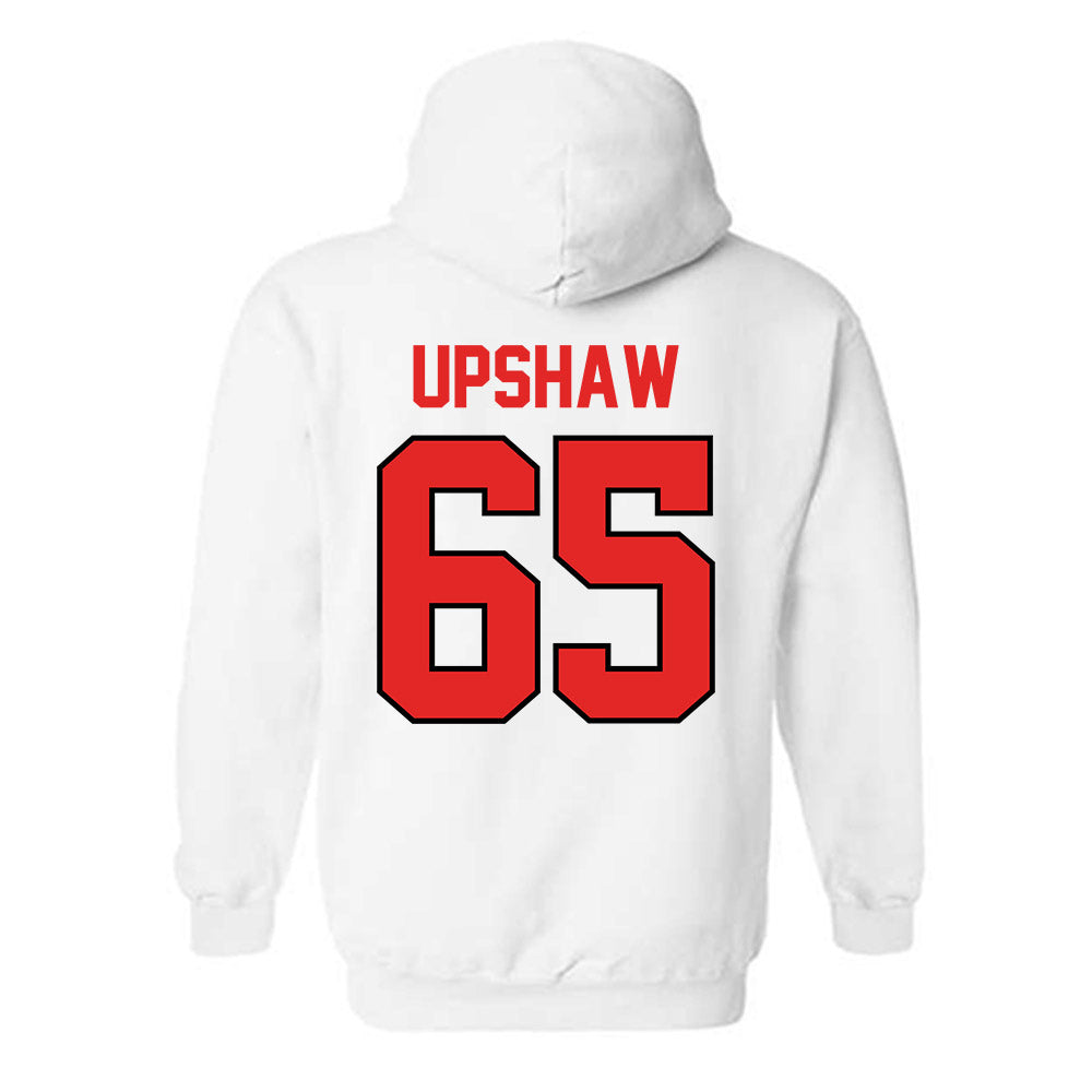 Texas Tech - NCAA Football : Danthis Upshaw - Classic Shersey Hooded Sweatshirt-1