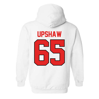 Texas Tech - NCAA Football : Danthis Upshaw - Classic Shersey Hooded Sweatshirt-1