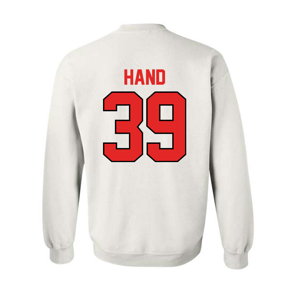 Texas Tech - NCAA Football : Jacob Hand - Classic Shersey Crewneck Sweatshirt-1