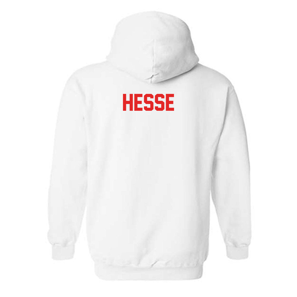 Texas Tech - NCAA Baseball : Daniel Hesse - Classic Shersey Hooded Sweatshirt-1