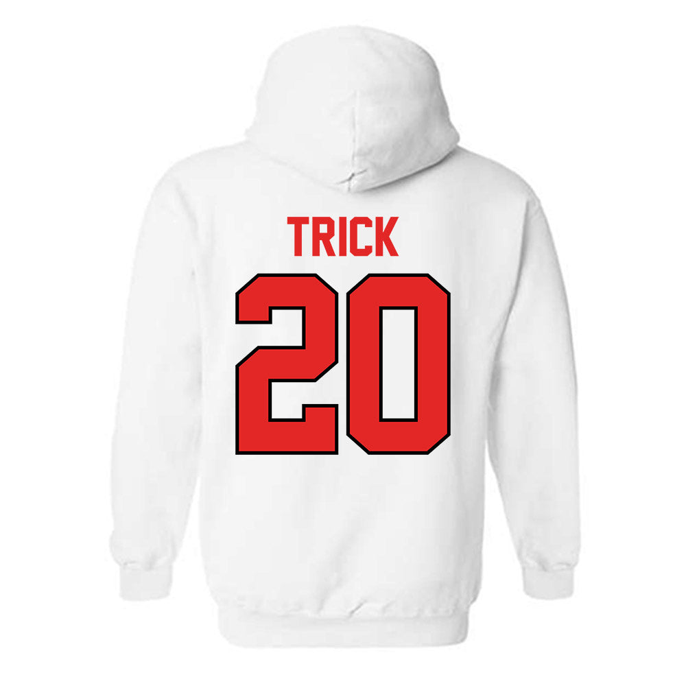 Texas Tech - NCAA Football : Adam Trick - Classic Shersey Hooded Sweatshirt-1