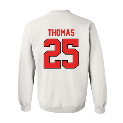 Texas Tech - NCAA Baseball : Chase Thomas - Classic Shersey Crewneck Sweatshirt-1