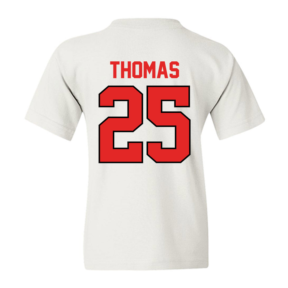 Texas Tech - NCAA Baseball : Chase Thomas - Classic Shersey Youth T-Shirt-1