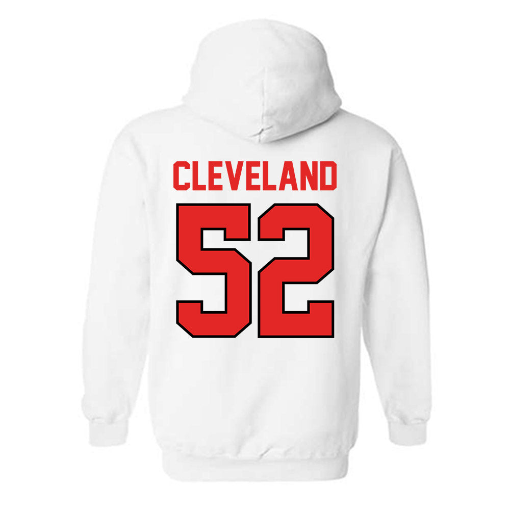 Texas Tech - NCAA Football : Cash Cleveland - Classic Shersey Hooded Sweatshirt-1