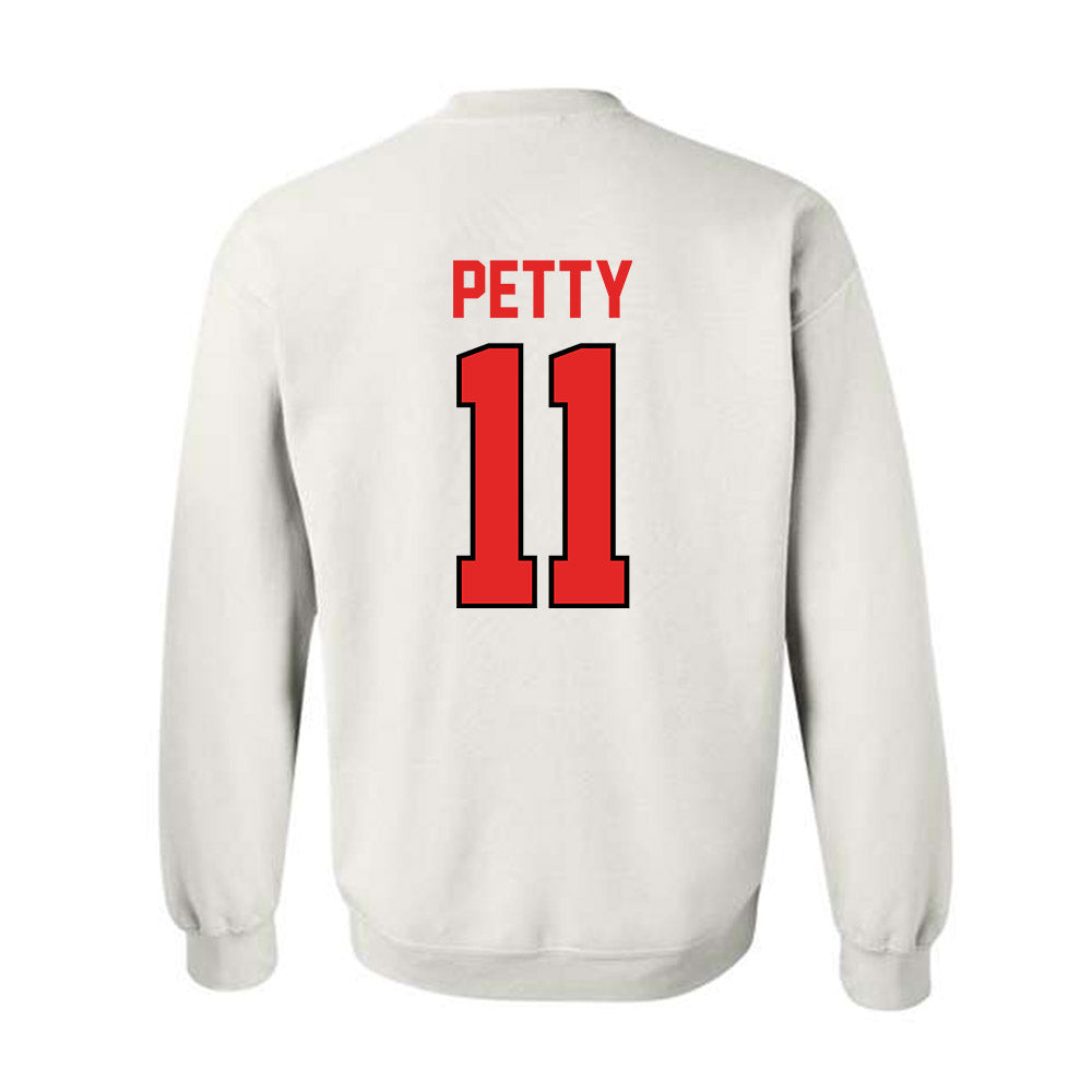 Texas Tech - NCAA Men's Basketball : Jaylen Petty - Classic Shersey Crewneck Sweatshirt-1