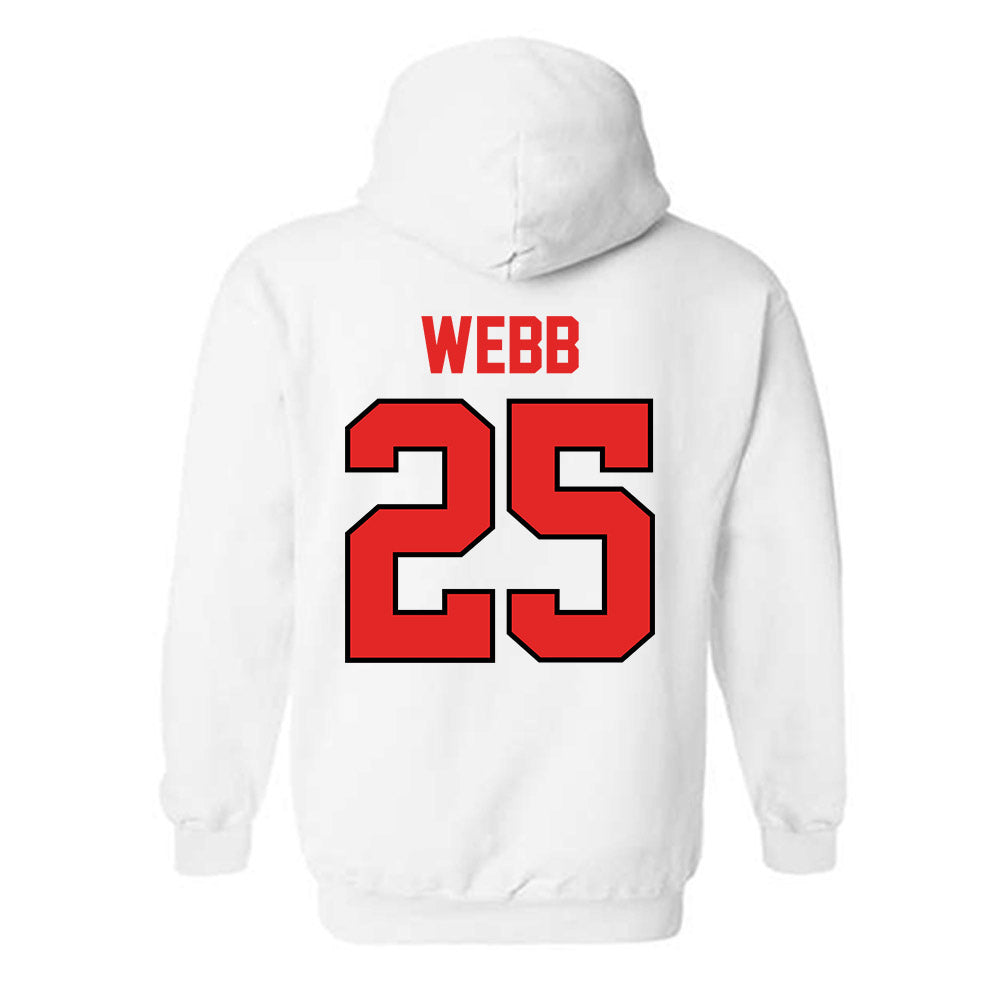 Texas Tech - NCAA Football : Donovan Webb - Classic Shersey Hooded Sweatshirt-1
