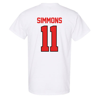 Texas Tech - NCAA Football : Malcolm Simmons - Classic Shersey T-Shirt-1