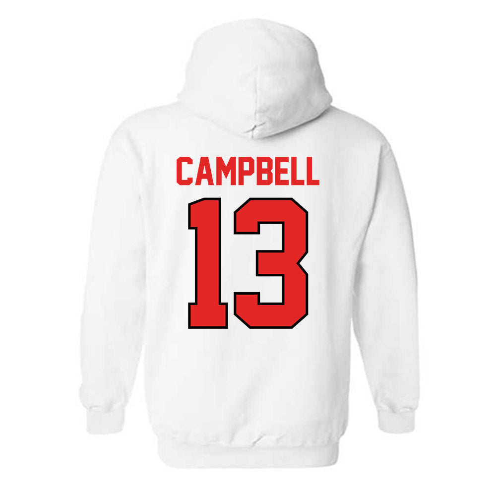 Texas Tech - NCAA Football : Chase Campbell - Classic Shersey Hooded Sweatshirt-1