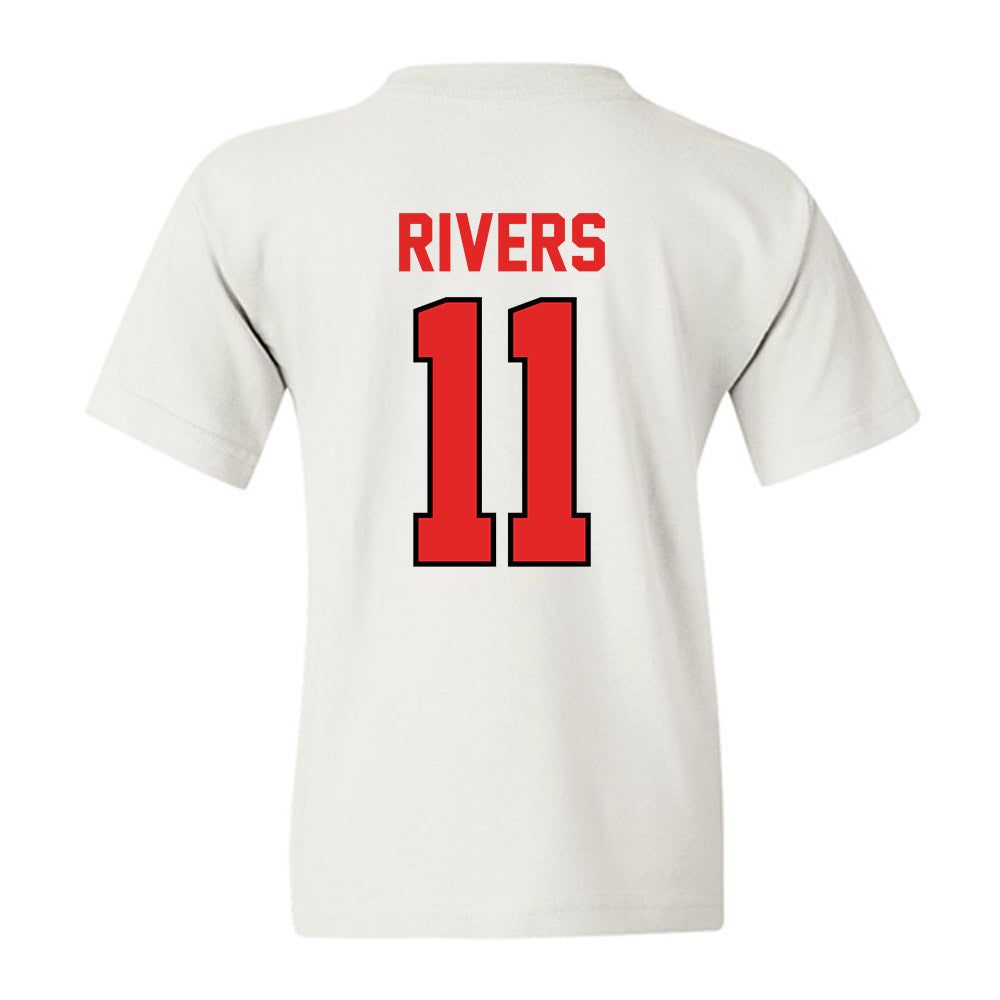 Texas Tech - NCAA Baseball : Davis Rivers - Classic Shersey Youth T-Shirt-1