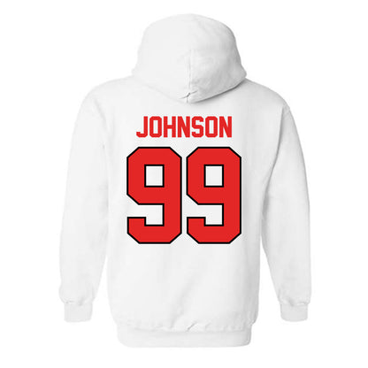 Texas Tech - NCAA Football : JoJo Johnson - Classic Shersey Hooded Sweatshirt-1