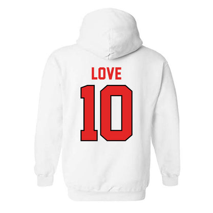 Texas Tech - NCAA Women's Basketball : Sidney Love - Classic Shersey Hooded Sweatshirt-1