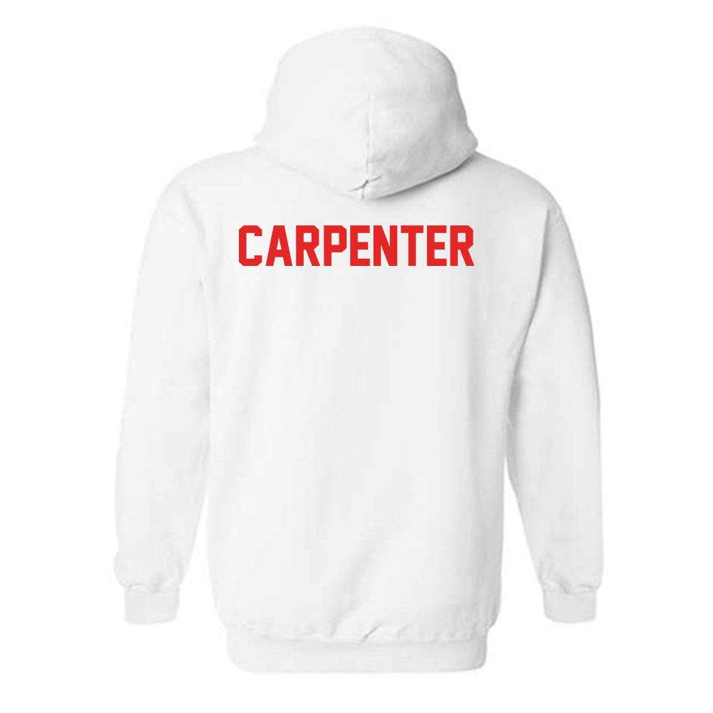 Texas Tech - NCAA Football : Jett Carpenter - Classic Shersey Hooded Sweatshirt-1