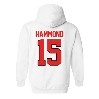 Texas Tech - NCAA Football : Will Hammond - Classic Shersey Hooded Sweatshirt-1