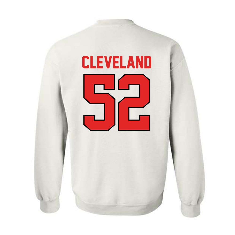 Texas Tech - NCAA Football : Cash Cleveland - Classic Shersey Crewneck Sweatshirt-1