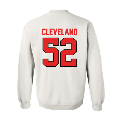 Texas Tech - NCAA Football : Cash Cleveland - Classic Shersey Crewneck Sweatshirt-1