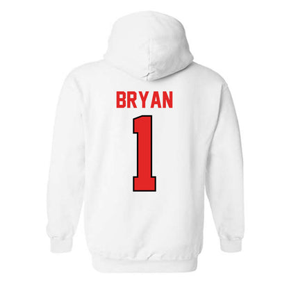 Texas Tech - NCAA Men's Basketball : Tyeree Bryan - Classic Shersey Hooded Sweatshirt-1
