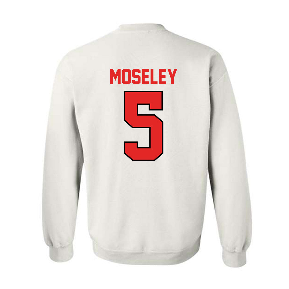 Texas Tech - NCAA Men's Basketball : Josiah Moseley - Classic Shersey Crewneck Sweatshirt-1