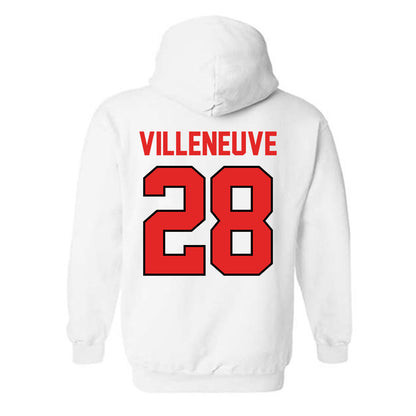 Texas Tech - NCAA Baseball : Robin Villeneuve - Classic Shersey Hooded Sweatshirt-1