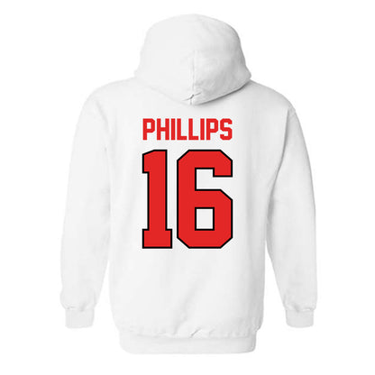 Texas Tech - NCAA Football : Holden Phillips - Classic Shersey Hooded Sweatshirt-1