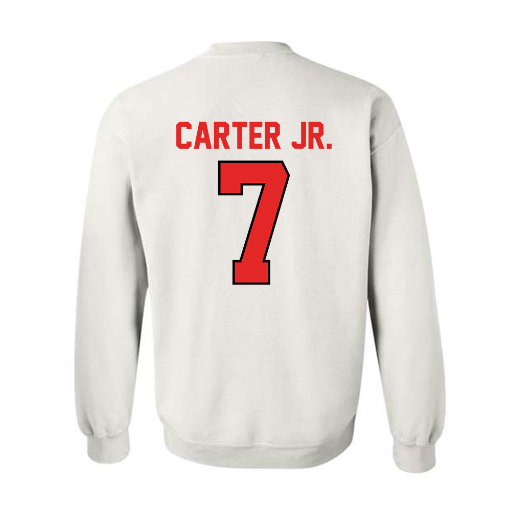 Texas Tech - NCAA Football : Terrance Carter Jr. - Classic Shersey Crewneck Sweatshirt-1