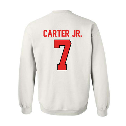Texas Tech - NCAA Football : Terrance Carter Jr. - Classic Shersey Crewneck Sweatshirt-1