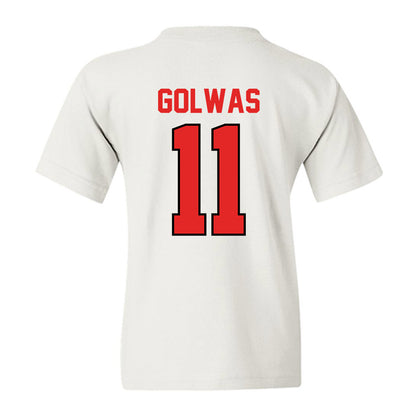 Texas Tech - NCAA Football : Brock Golwas - Classic Shersey Youth T-Shirt-1