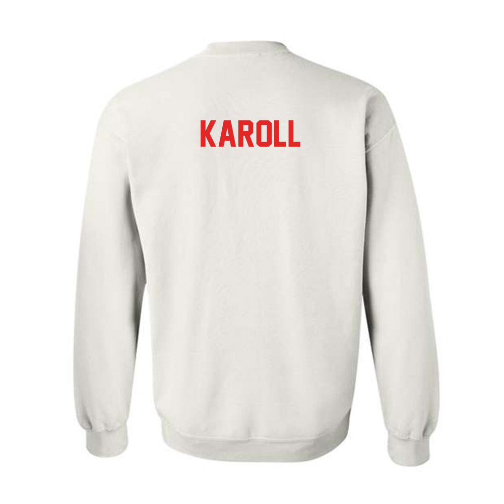 Texas Tech - NCAA Football : Will Karoll - Classic Shersey Crewneck Sweatshirt-1