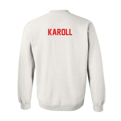 Texas Tech - NCAA Football : Will Karoll - Classic Shersey Crewneck Sweatshirt-1