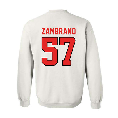 Texas Tech - NCAA Football : Hunter Zambrano - Classic Shersey Crewneck Sweatshirt-1