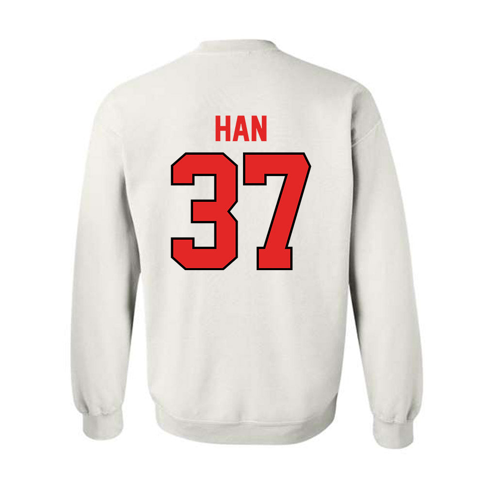 Texas Tech - NCAA Baseball : Heeryun Han - Classic Shersey Crewneck Sweatshirt-1