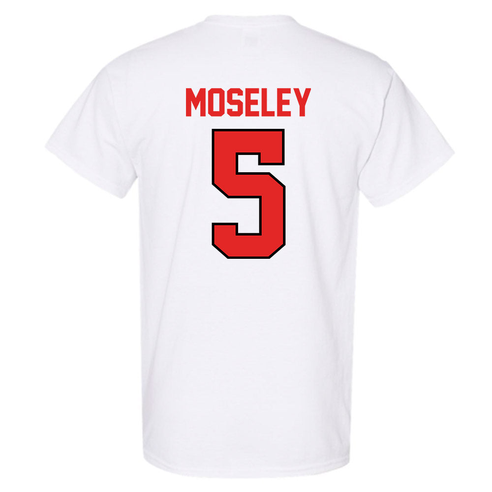 Texas Tech - NCAA Men's Basketball : Josiah Moseley - Classic Shersey T-Shirt-1