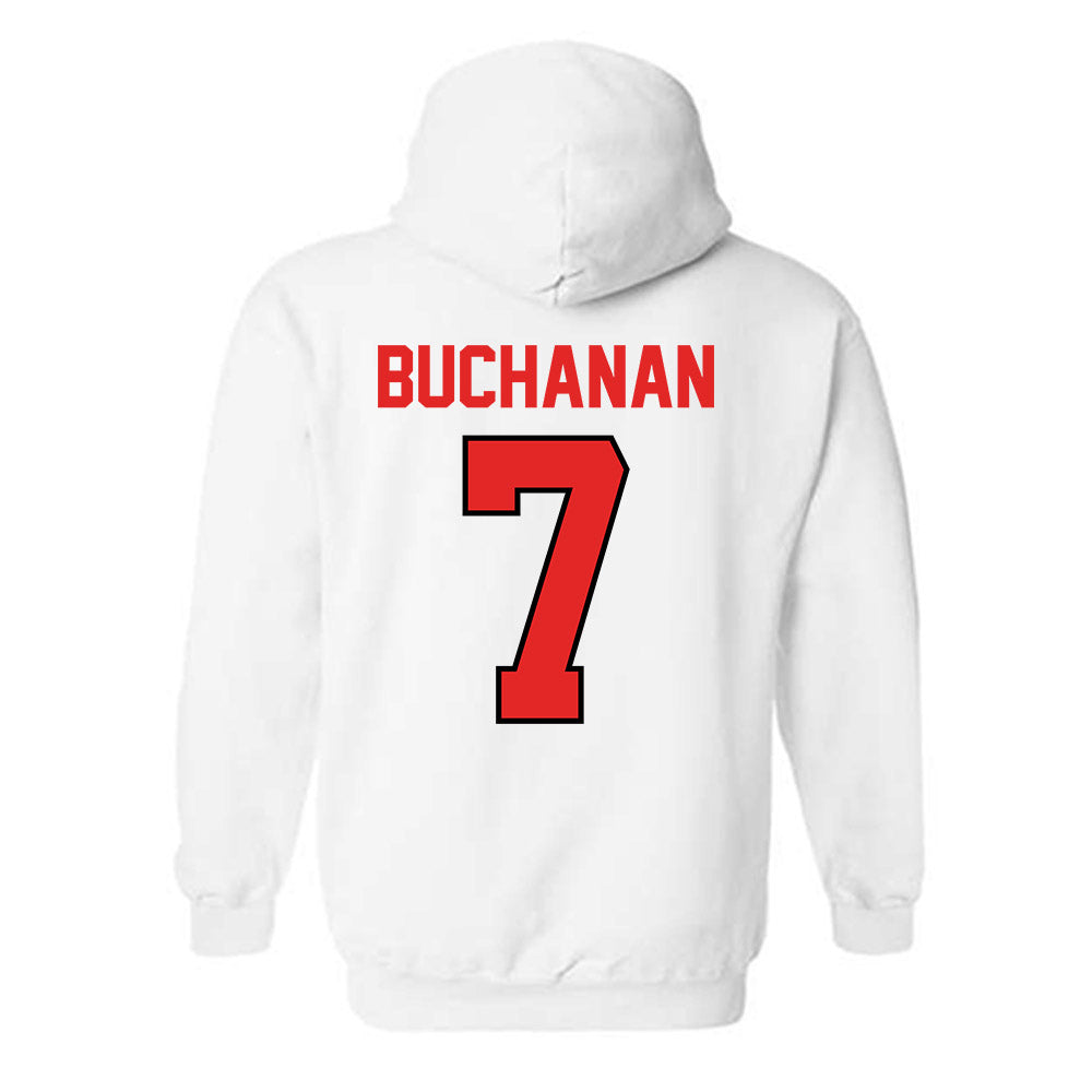 Texas Tech - NCAA Women's Volleyball : Lauren Buchanan - Classic Shersey Hooded Sweatshirt-1