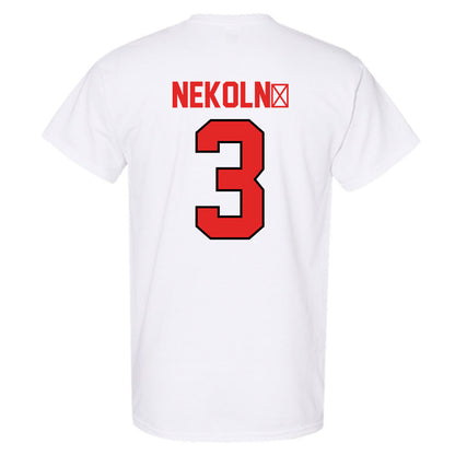 Texas Tech - NCAA Women's Basketball : Julie Nekoln� - Classic Shersey T-Shirt-1