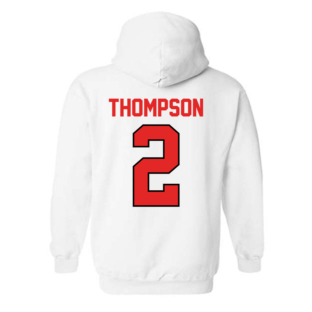 Texas Tech - NCAA Baseball : Kyeler Thompson - Classic Shersey Hooded Sweatshirt-1