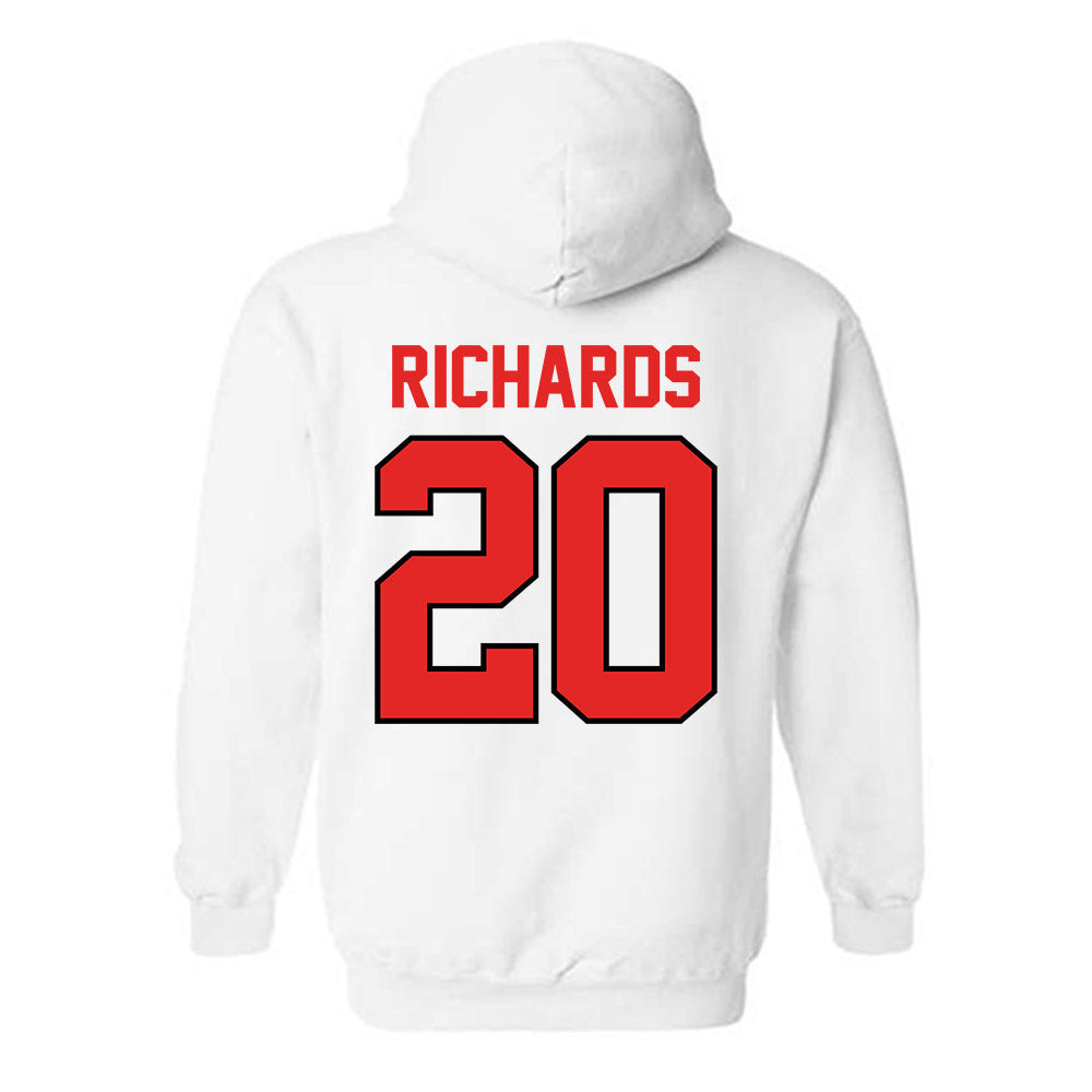 Texas Tech - NCAA Softball : Mia Richards - Classic Shersey Hooded Sweatshirt-1