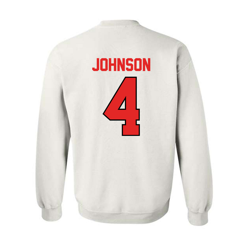 Texas Tech - NCAA Football : Kenny Johnson - Classic Shersey Crewneck Sweatshirt-1