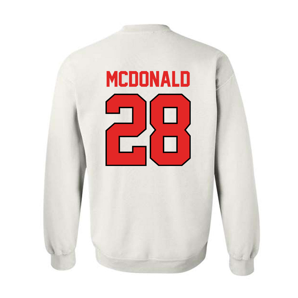 Texas Tech - NCAA Football : Bray Mcdonald - Classic Shersey Crewneck Sweatshirt-1